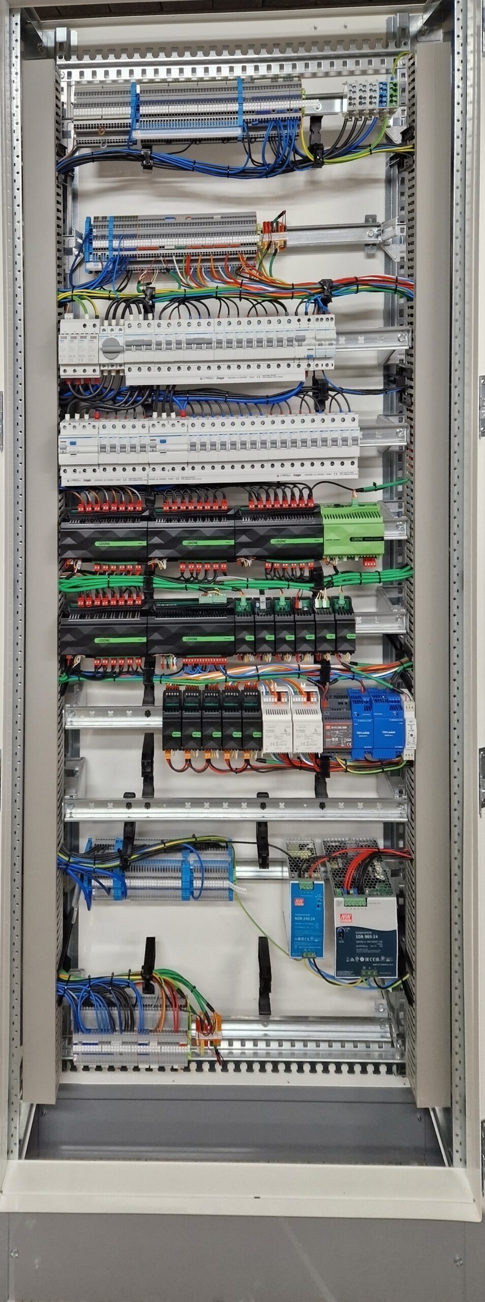 600 négyzetméteres ház szinti elosztója